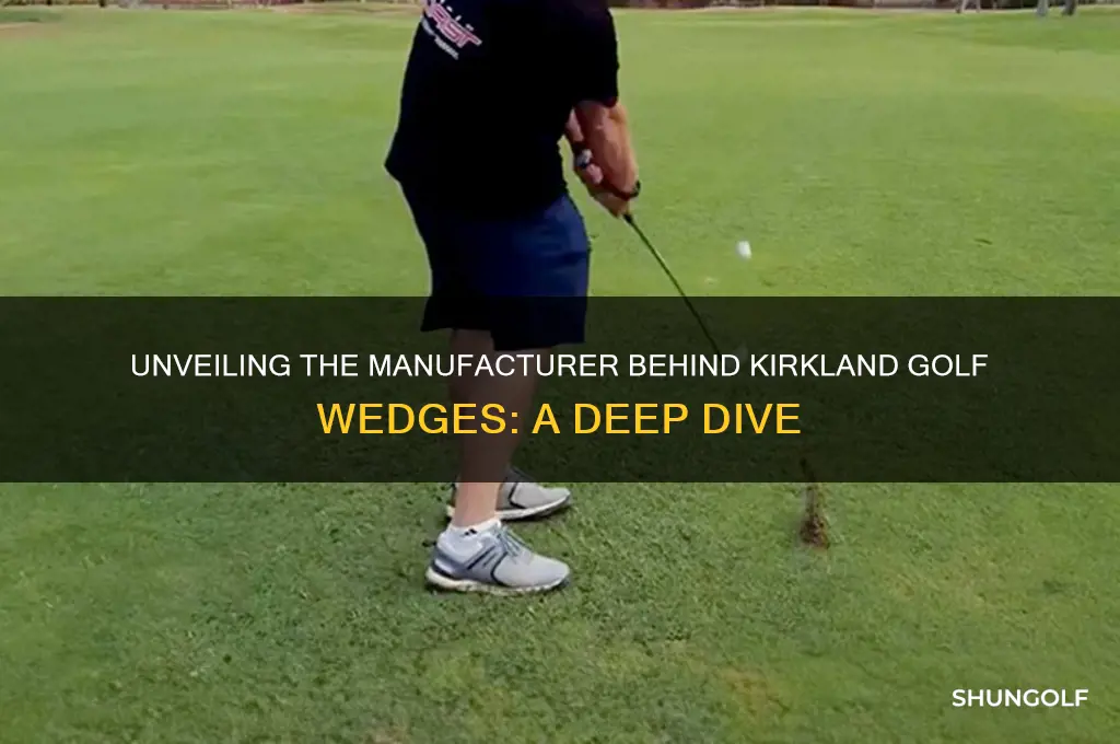 who manufactures kirkland golf wedges