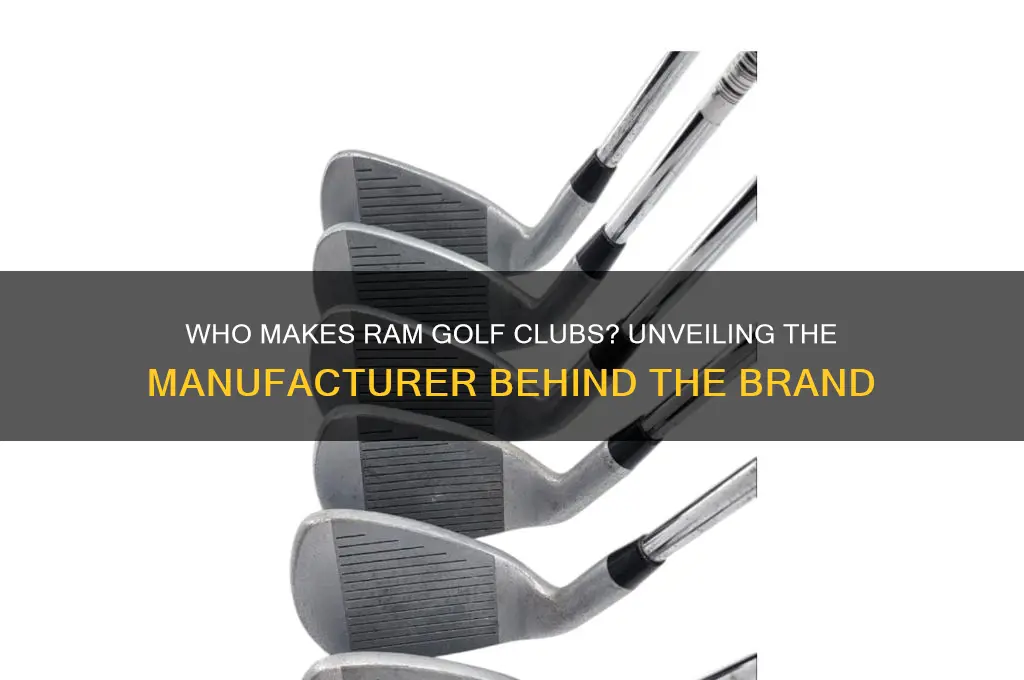 who manufactures ram golf clubs