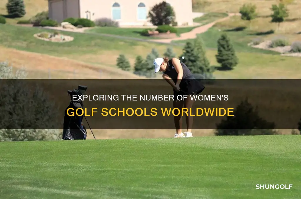 who many womens di golf schools