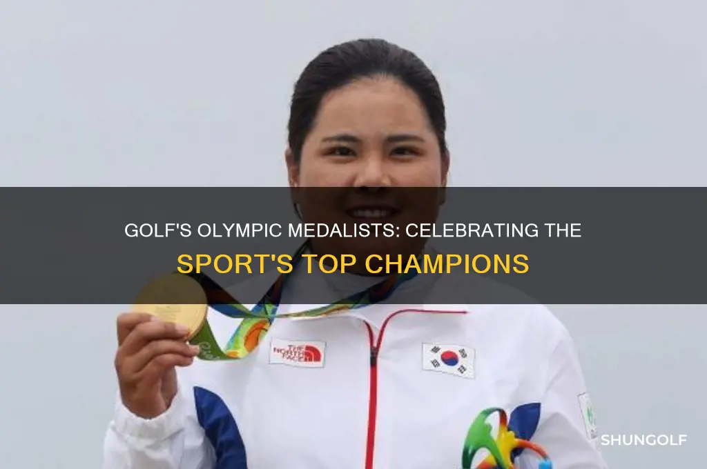 who medaled in golf