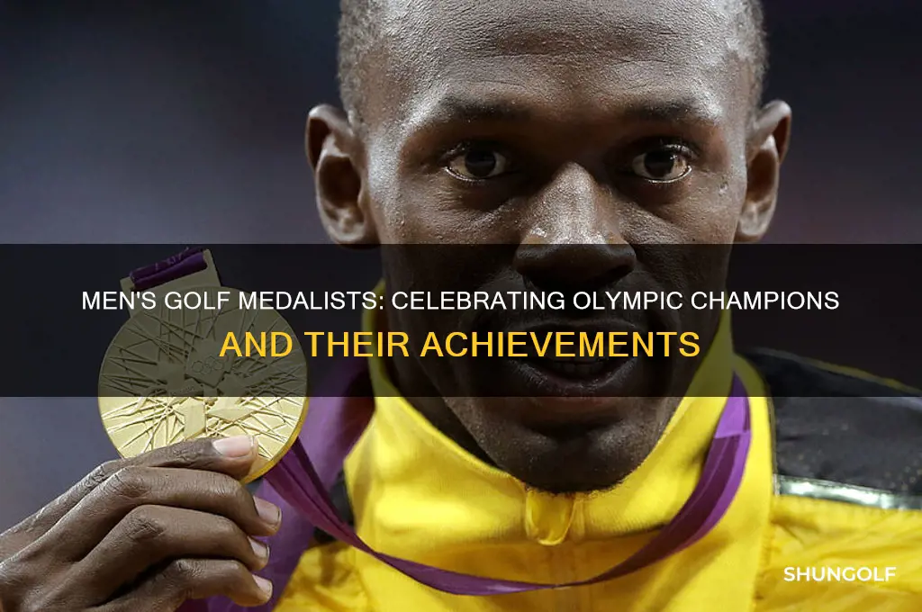 who medaled in mens golf