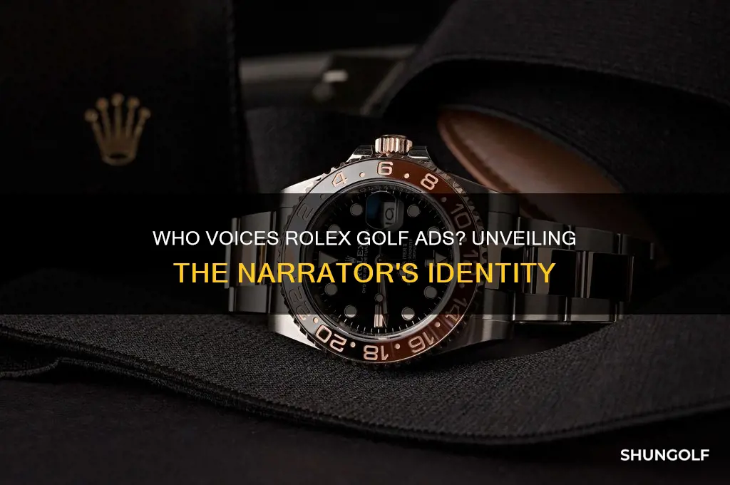 who narrates the rolex golf commercials