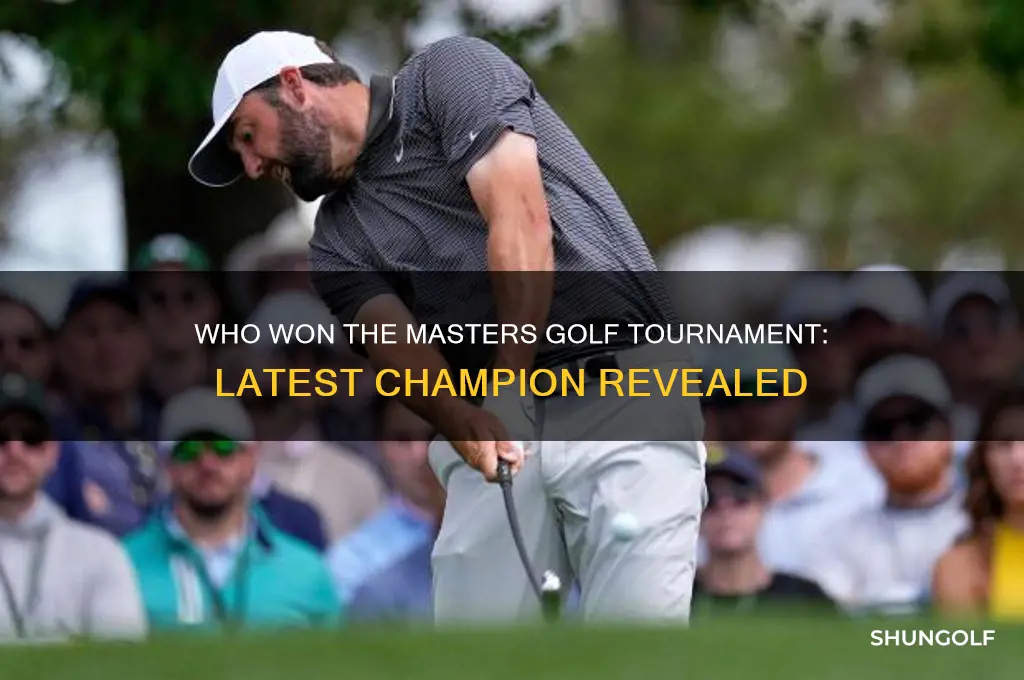 who one the masters golf