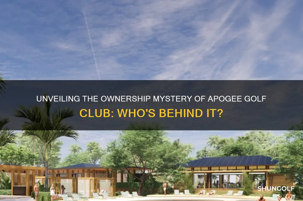 who owns apogee golf club