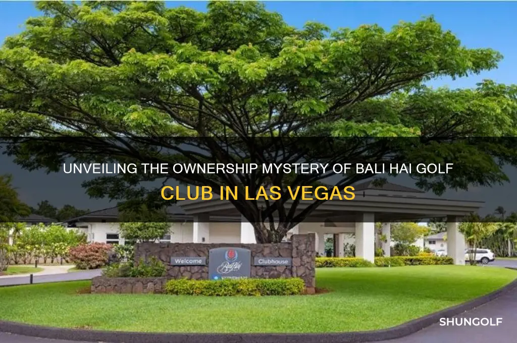 who owns bali hai golf club