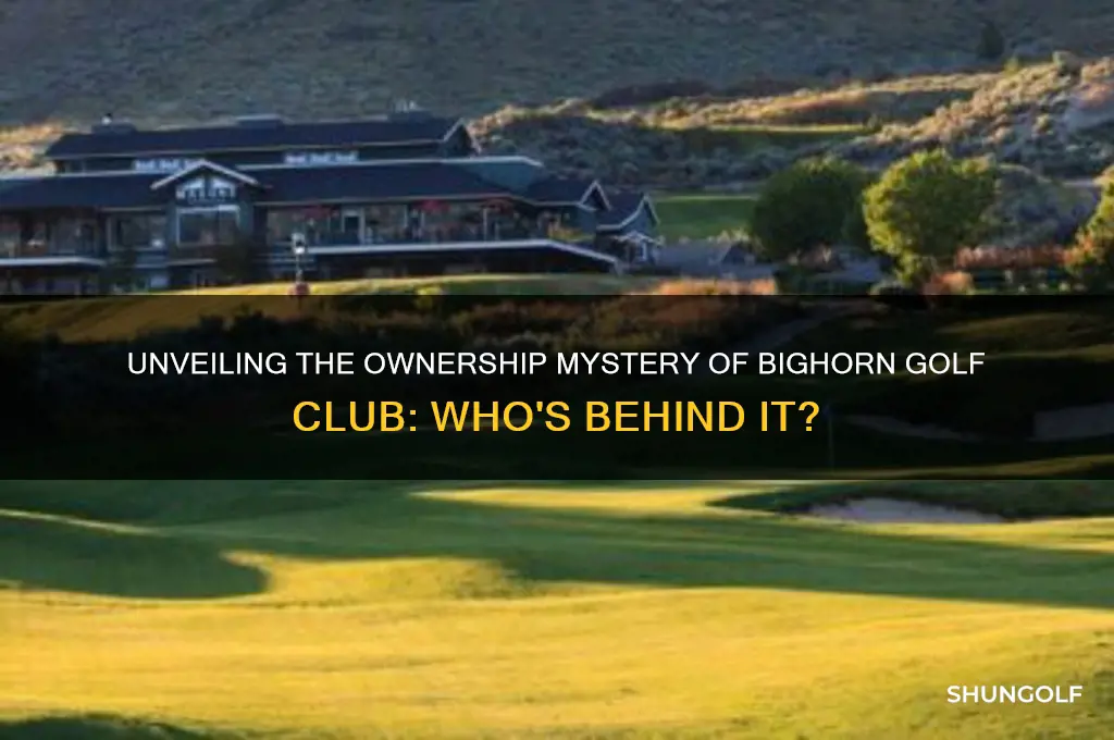 who owns bighorn golf club