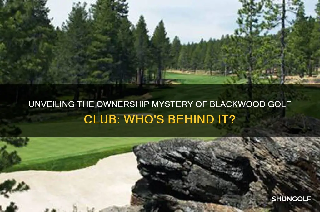 who owns blackwood golf club