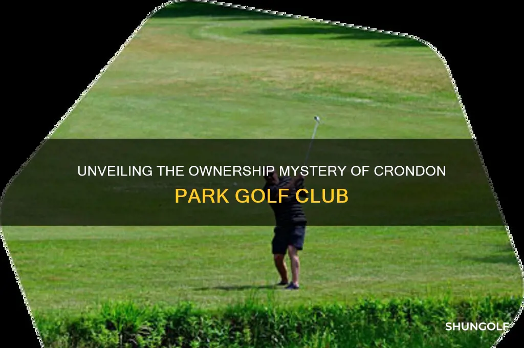 who owns crondon park golf club