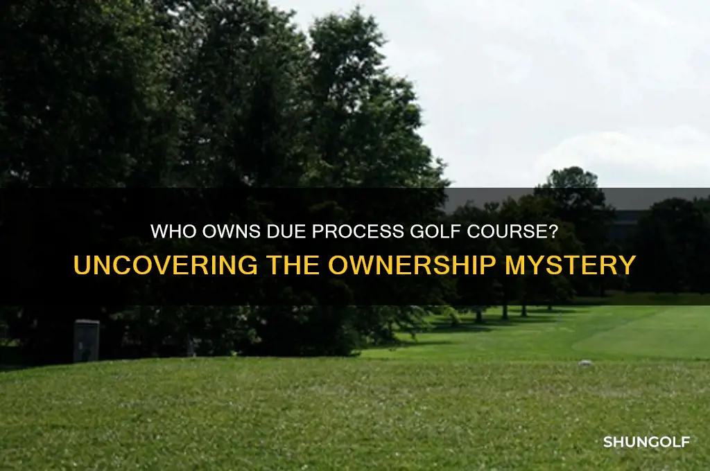 who owns due process golf course