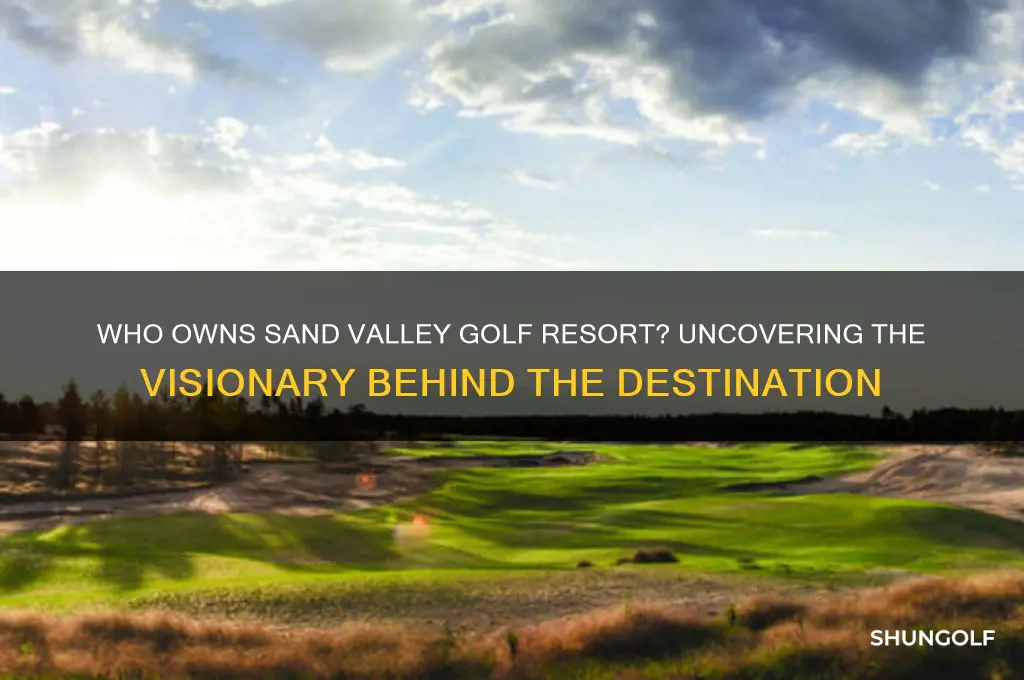 who owns sand valley golf resort