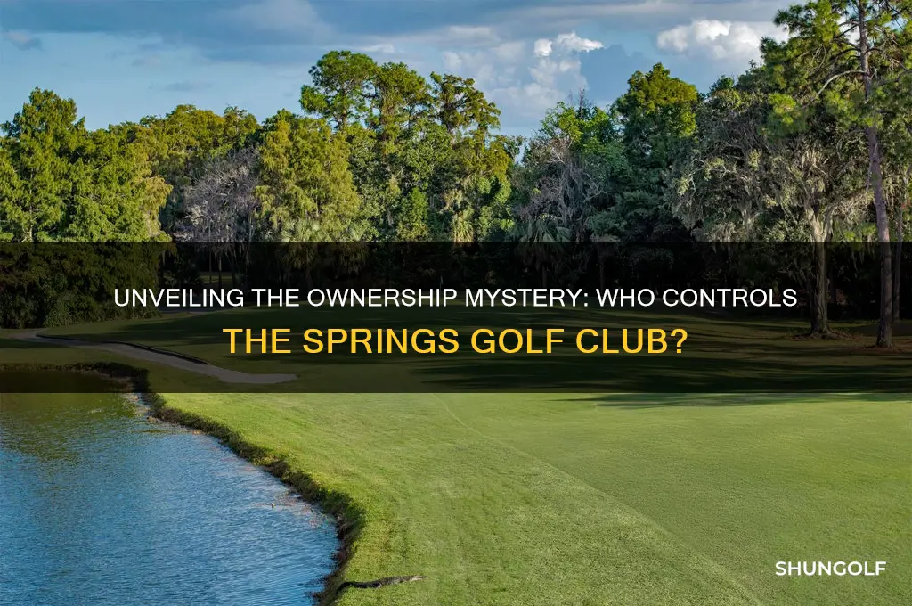 who owns the springs golf club
