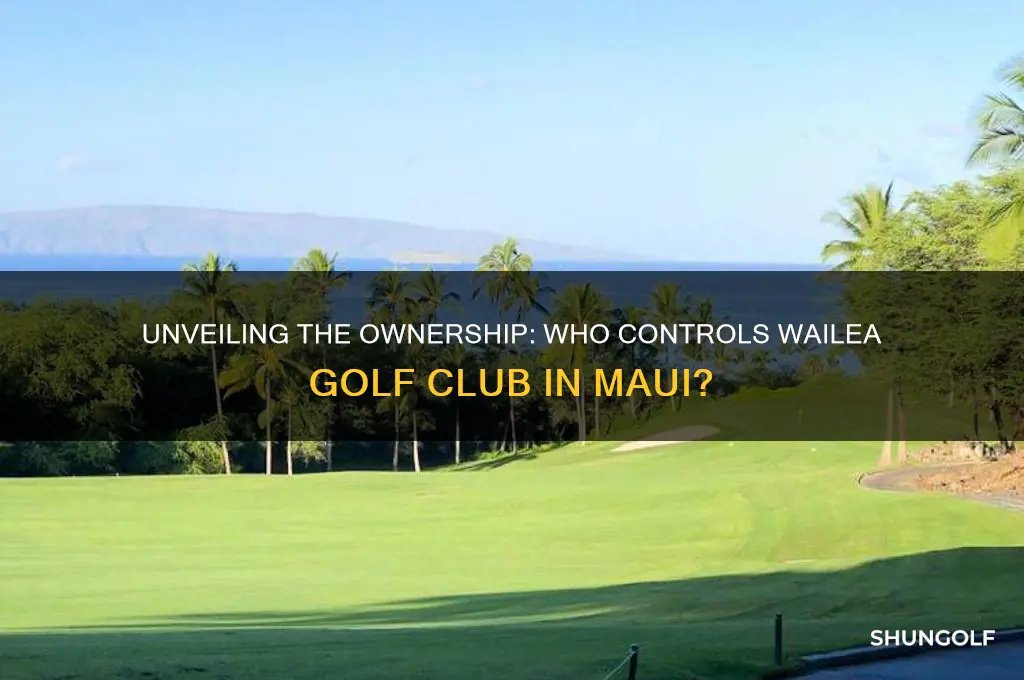 who owns wailea golf club