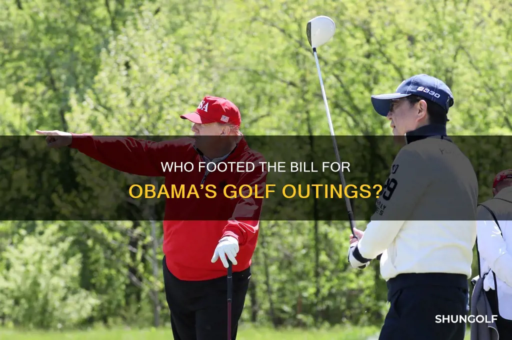 who paid for obama to golf