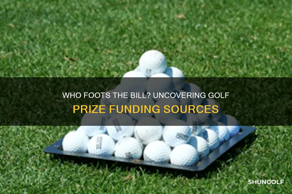 who pay for golf prize