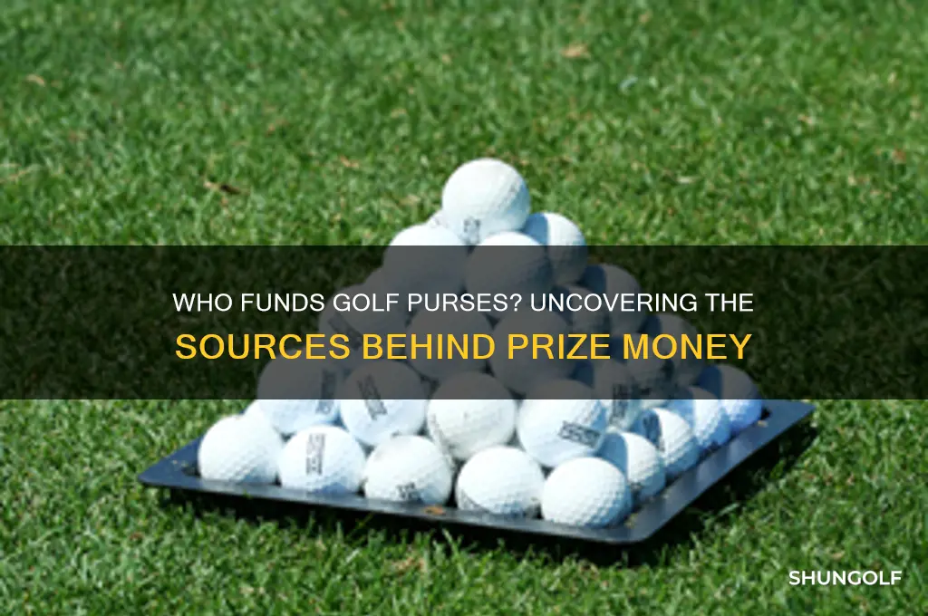 who pays golf purses