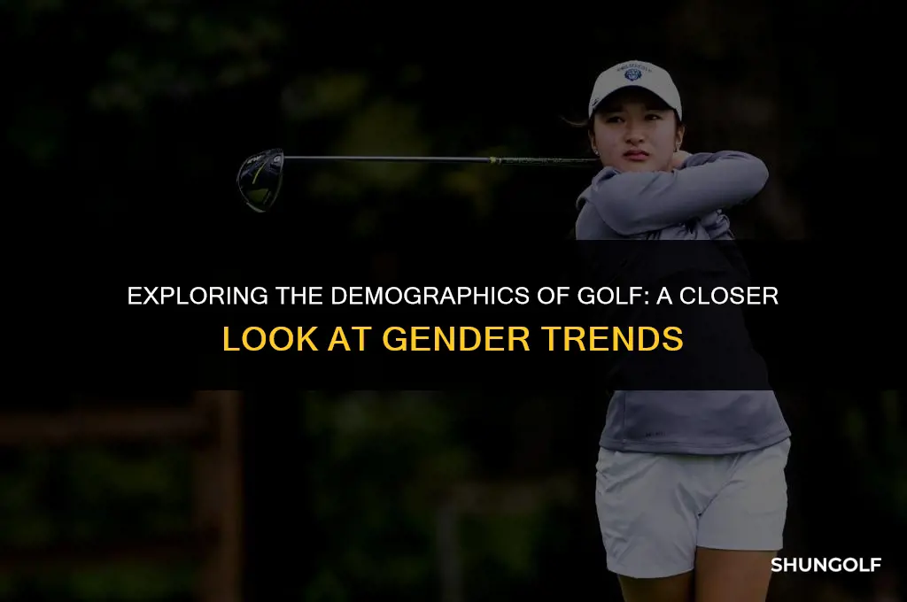 who play golf most male or female