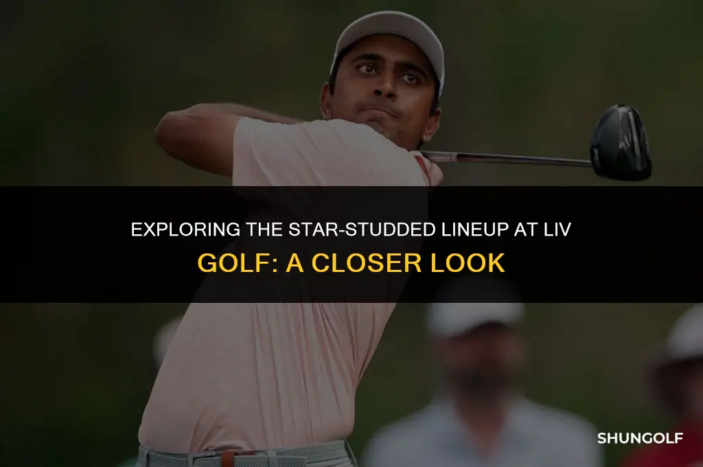 who played at liv golf