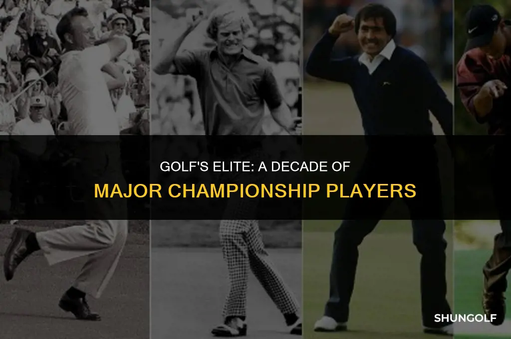 who played every major golf championship this decade