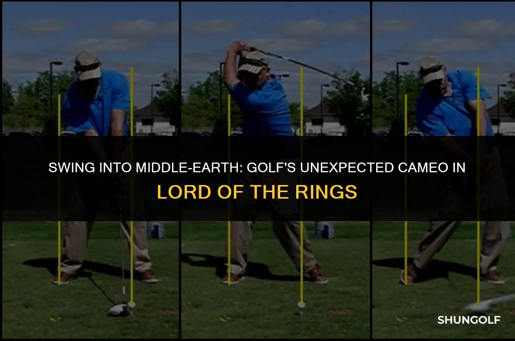 who played golf in lord of the rings