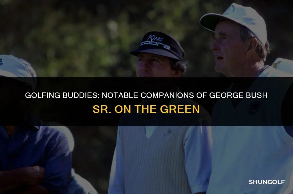 who played golf with george bush sr