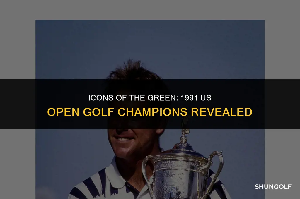 who played in the 1991 us open golf
