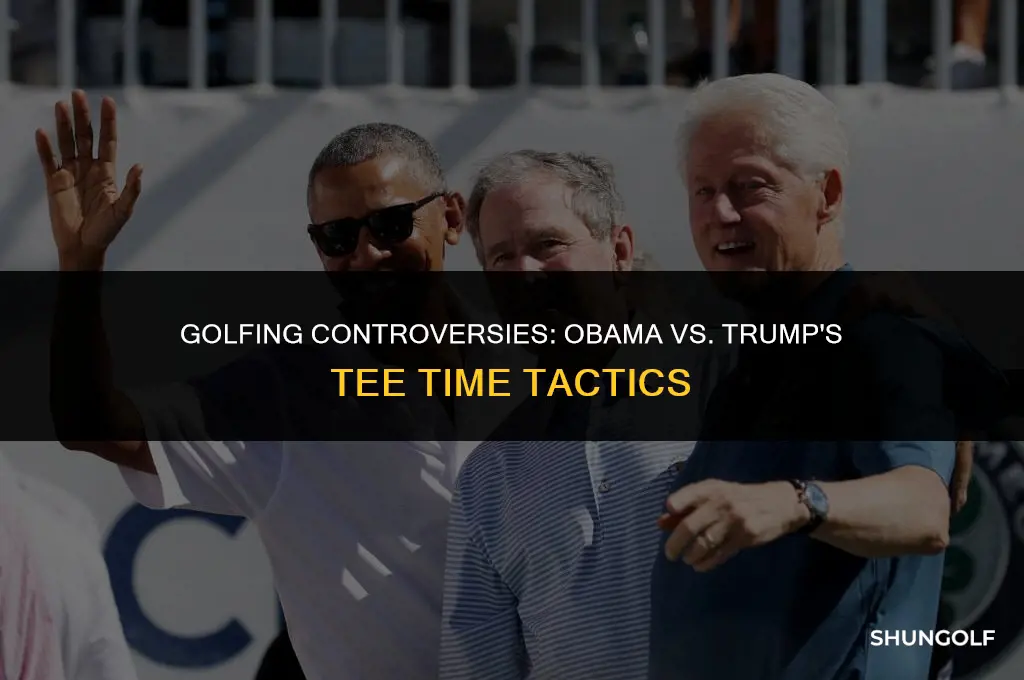 who played more golf prisoner obama or president trump