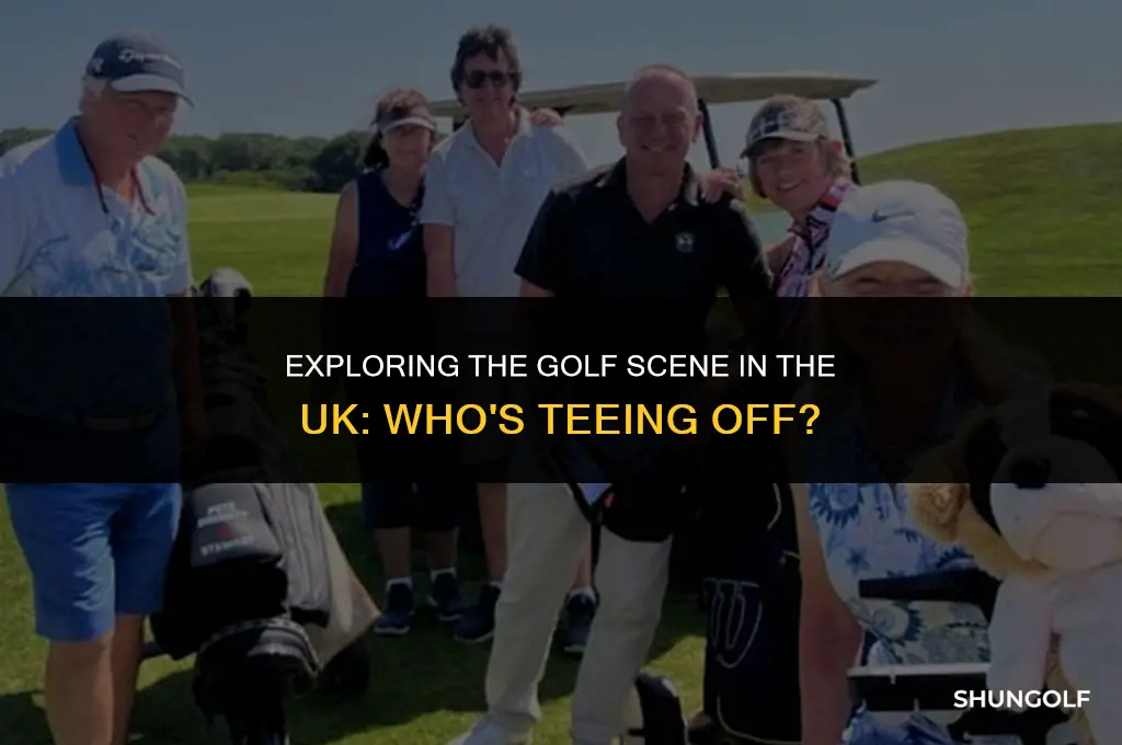 who plays golf in the uk