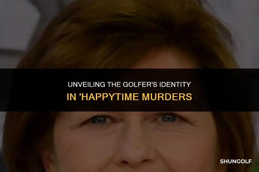who plays golfer in happytime murders