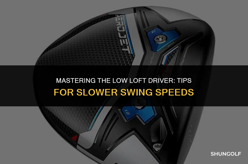 who plays low loft golf driver slow swing speed