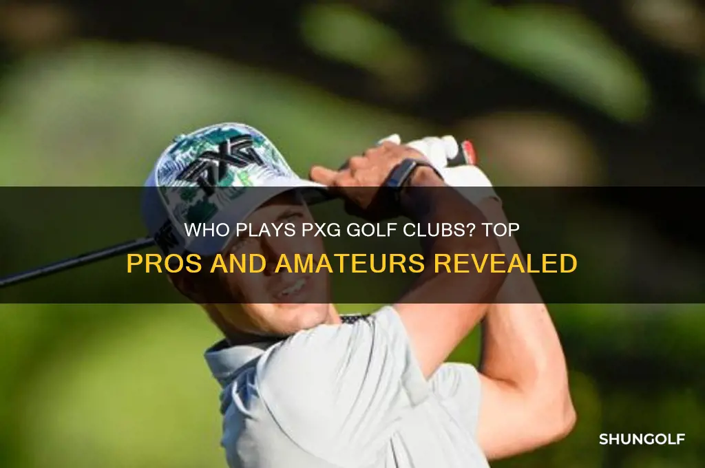 who plays pxg golf clubs
