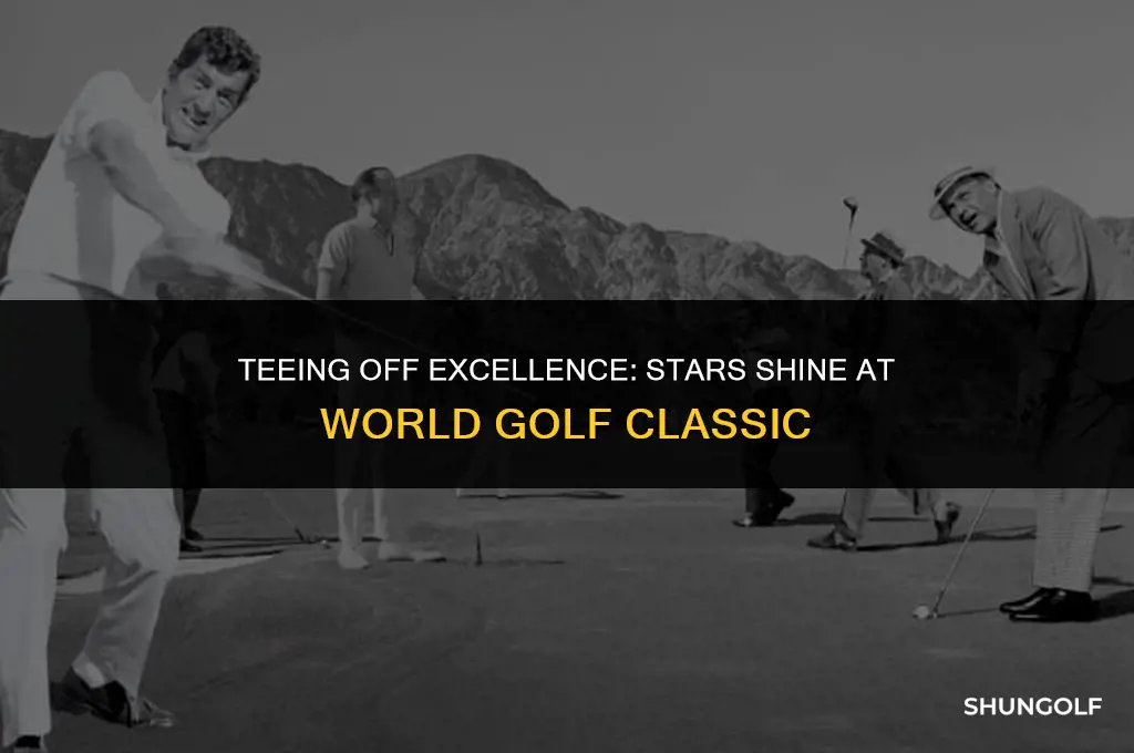 who plays well at world golf classic