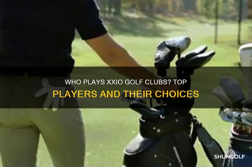 who plays xxio golf clubs