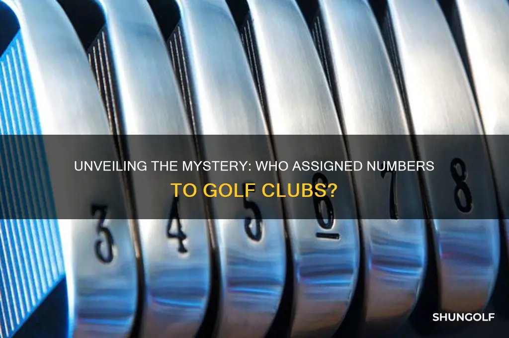 who put numbers on golf clubs