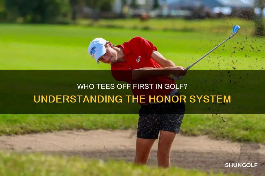 who puts first in golf