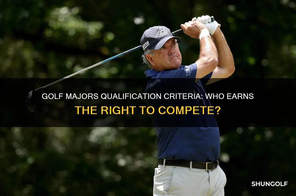 who qualifies for golf majors