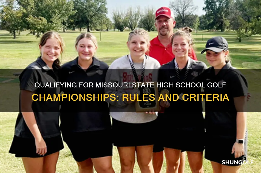 who qualifies for mo state high school golf championships