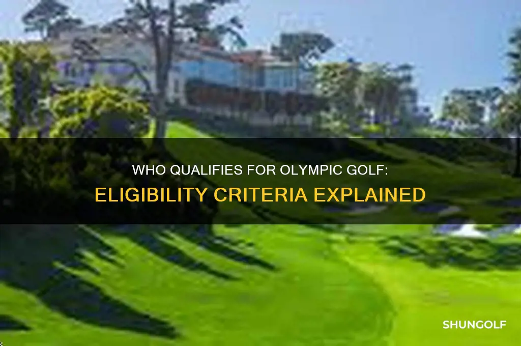 who qualifies for olympic golf