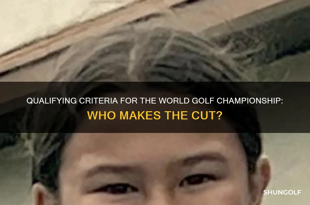 who qualifies for the world golf championship