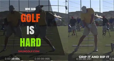 Who Said Golf is Hard? Mastering the Game Made Simple