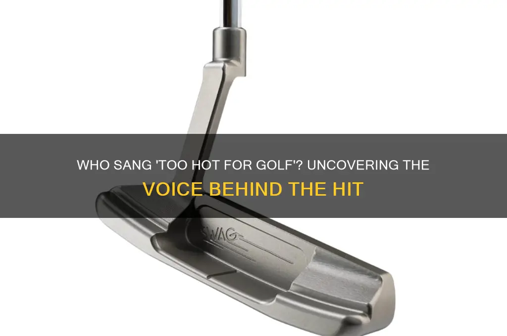 who sang too hot for golf