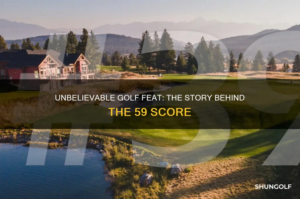 who scored 59 in golf