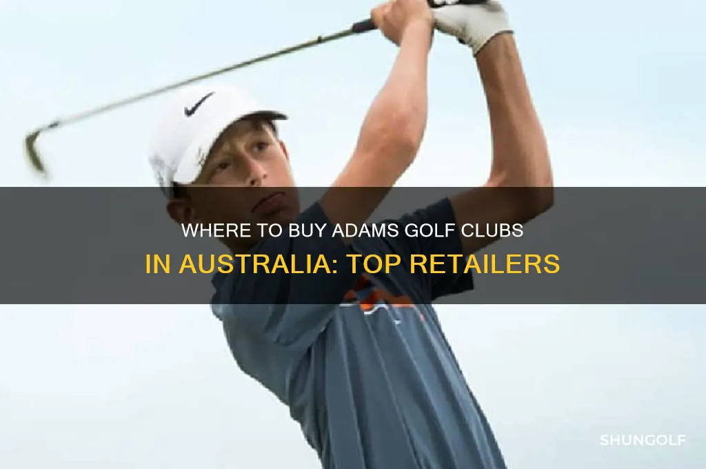 who sells adams golf clubs in australia