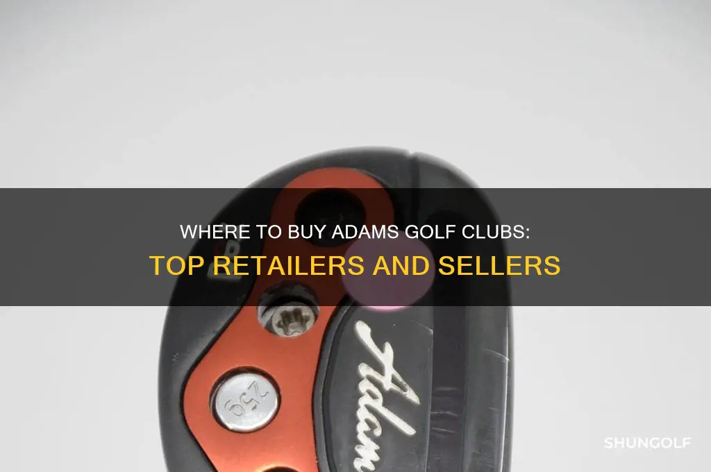 who sells adams golf clubs