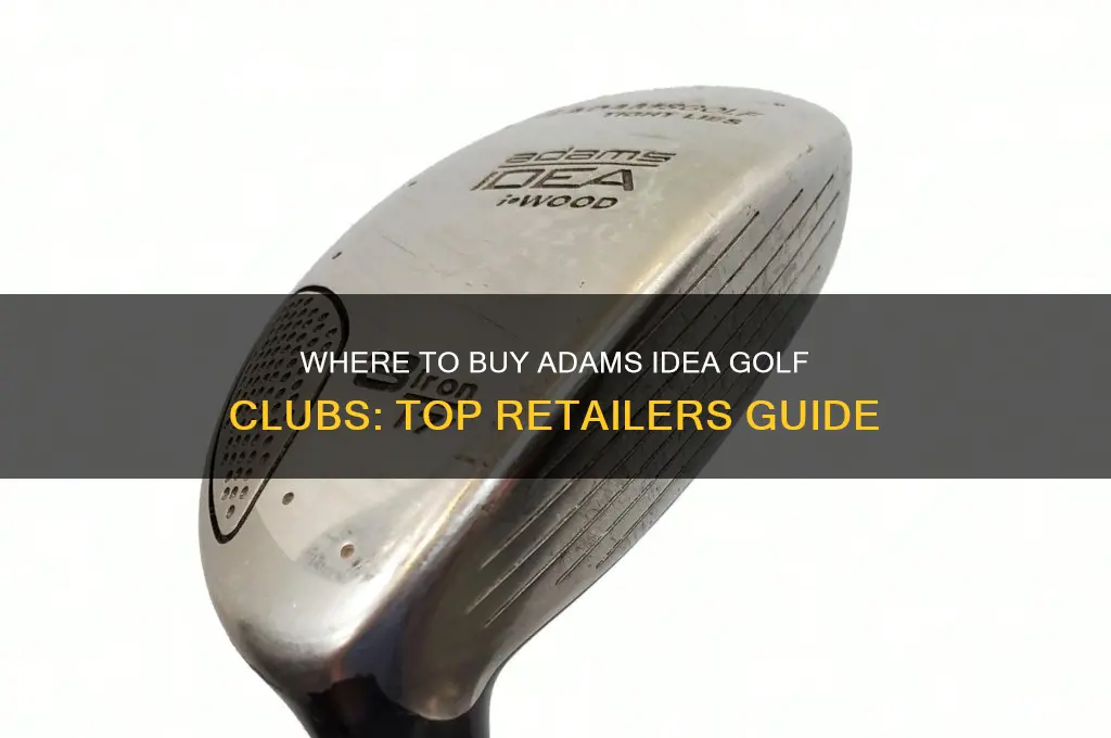 who sells adams idea golf clubs