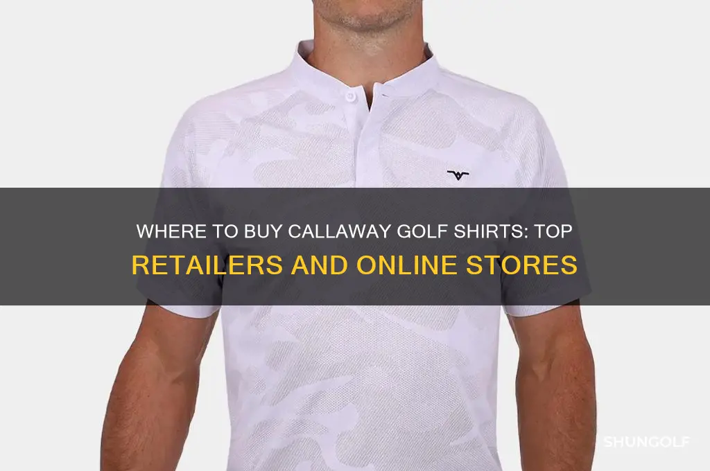 who sells callaway golf shirts