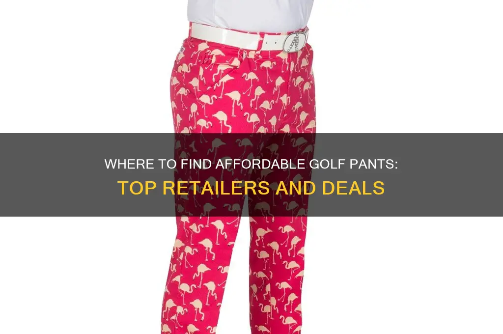 who sells cheap golf panta