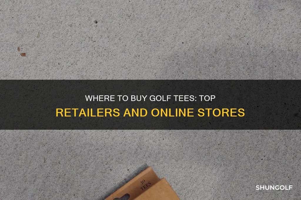 who sells golf tees