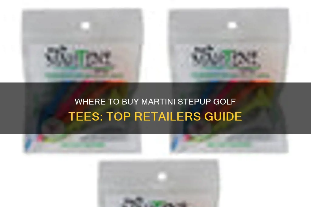 who sells martini stepup golf tees