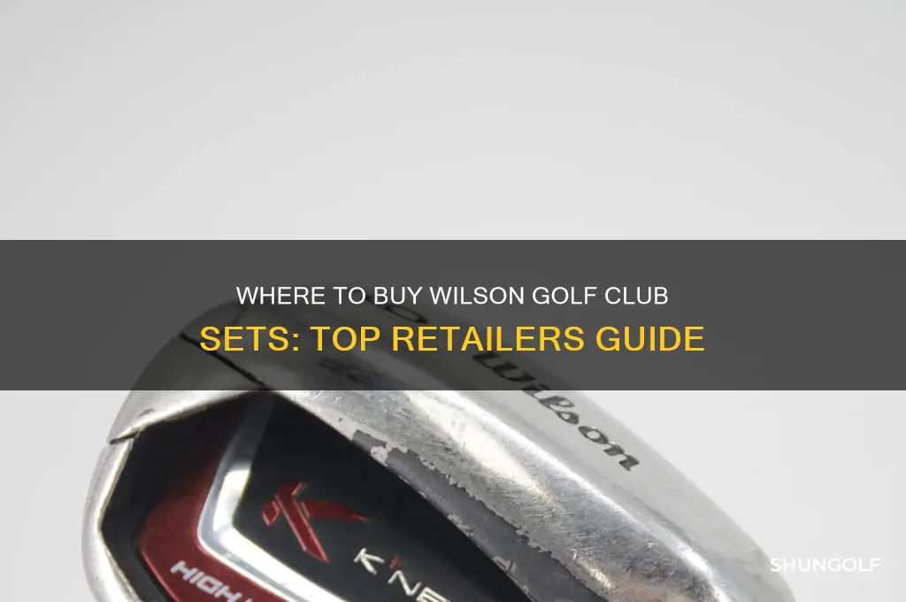 who sells wilson golf clubs sets