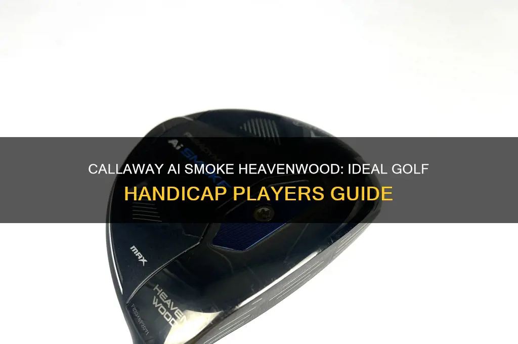 who should use a callaway ai smoke heavenwood golf handicap